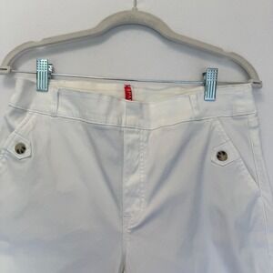 SPANX Wide‎ Leg Cropped Pull-on Pants Women's XL Stretch Twill